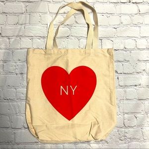 🆕 heart NY tote bag